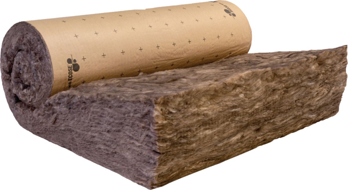 KNAUF INSULATION Laine de verre revêtue kraft TI 212 ép. 200 mm rouleau de 5,5x1,2 m R=5 KNAUF INSULATION Laine de verre revêtue kraft TI 212 ép. 200 mm rouleau de 5,5x1,2 m R=5