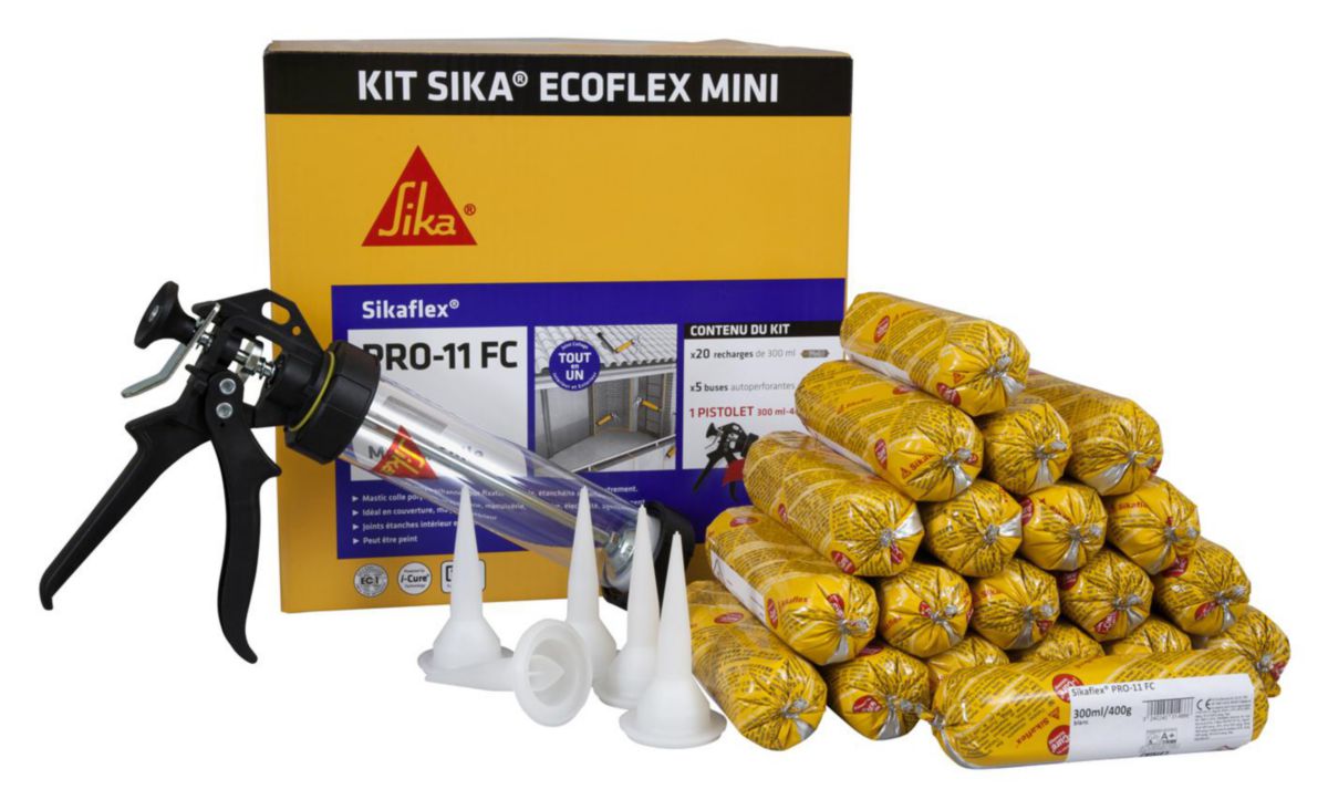 SIKA Kit Sika Ecoflex Mini Marron Kit de 20 recharges (300ml) de