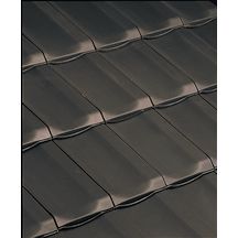 Tuile H 10 203 terre cuite ardoisé 405x364 mm teinte 011 EDILIANS