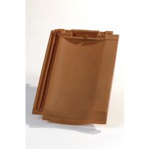 Tuile H 10 203 terre cuite ardoisé 405x364 mm teinte 011 EDILIANS
