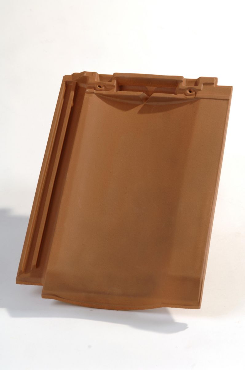 Tuile H 10 203 terre cuite ardoisé 405x364 mm teinte 011 EDILIANS
