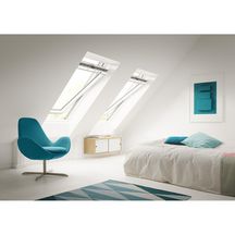 Fenêtre à rotation standard, finition blanche Standard 55x78cm Uw: 1,30W/(m2.K) GGLCK022054