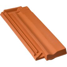 Demi-tuile Franche-Comté terre cuite brun masse 440x163 mm Réf: 10035848 ( ancienne Réf : CM3F022 )
