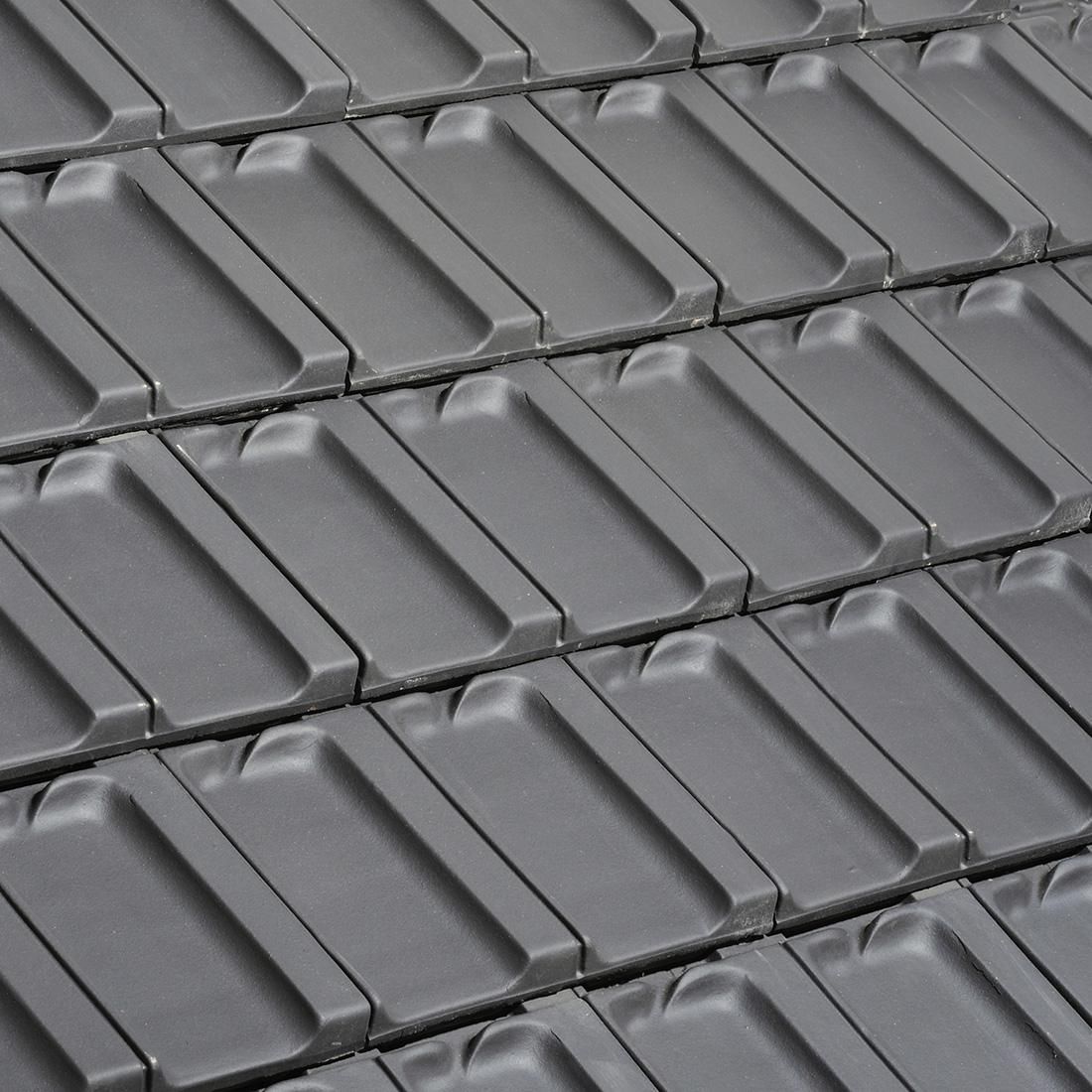 EDILIANS Tuile Auxoise terre cuite ardoisé 320x415 mm teinte 011