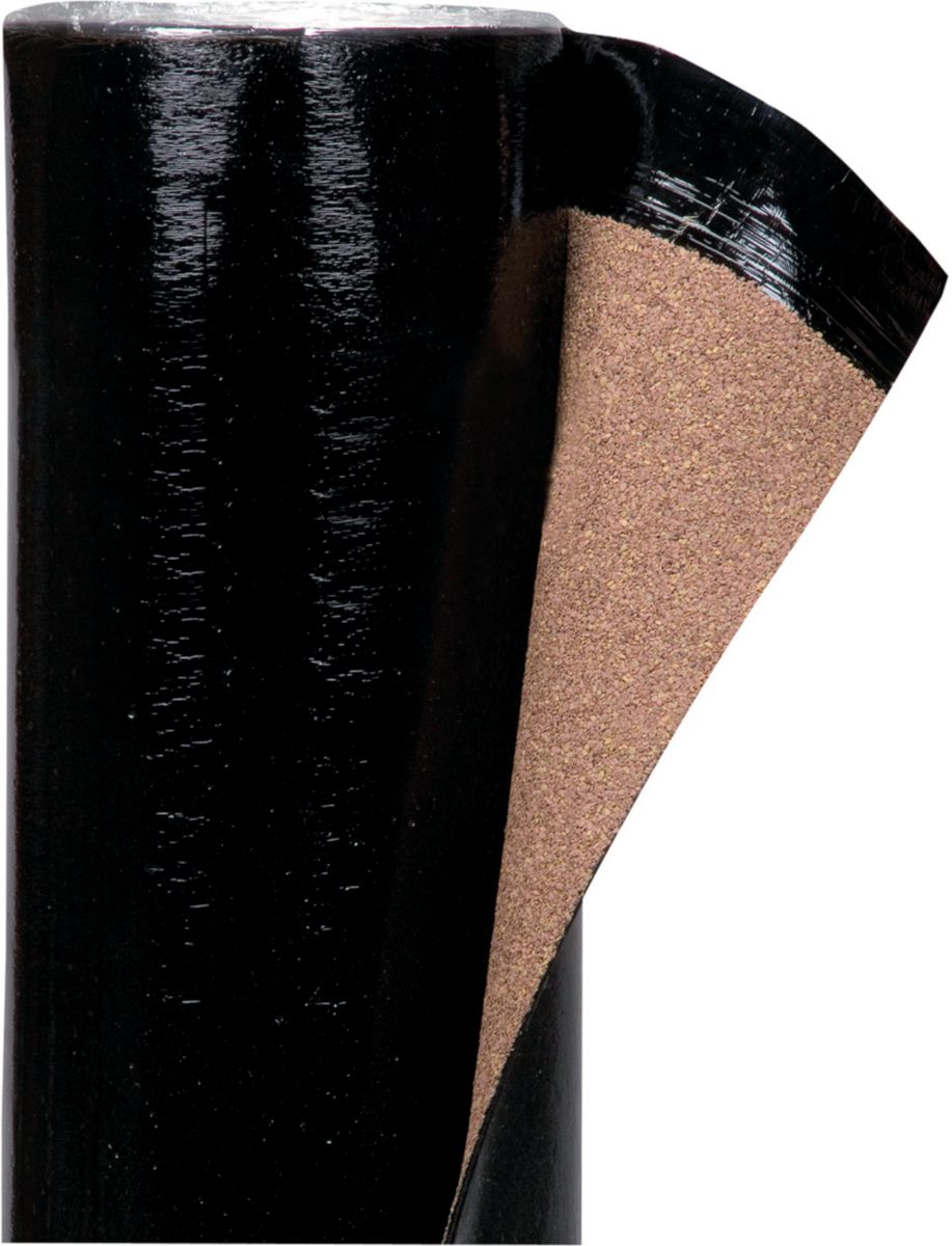 Feuille souple d'étanchéité Sopralène Flam 180 ardoise noir rouleau de 6x1,00m