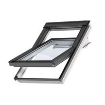 Fenêtre à rotation finition WHITEfinish version confort Nvel.Généra,GGL CK01 2076 55x70cm finition bois peint en blanc , Uw: 1,20W/(m2.K)