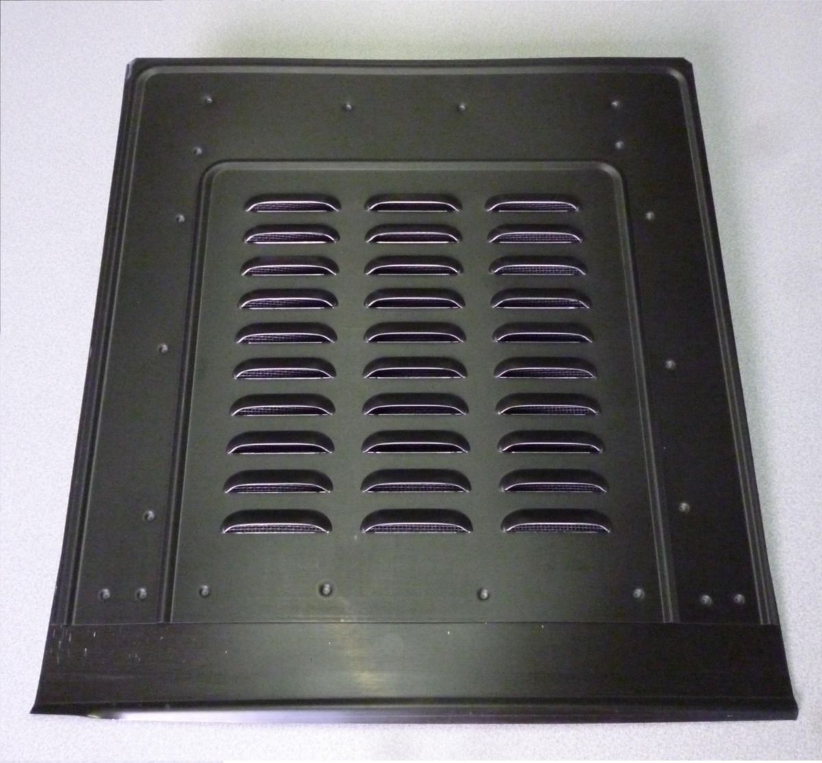 LAHERA Chatière métal plate ventilation 84cm² zinc prépatiné Asturienne
