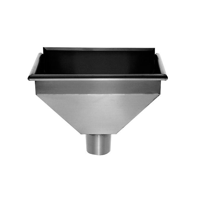 RHEINZINK Cuvette 100 mm rectangulaire zinc naturel Réf. 11008154 Asturienne