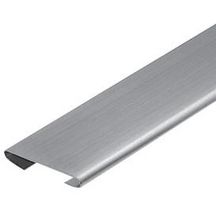 Coulisseau plat zinc naturel devt de 80mm épaiss 0,65mm long 2m Réf. 11010878