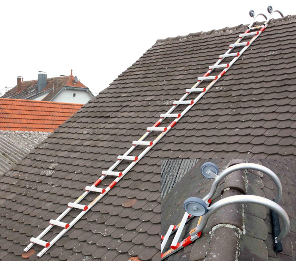 HIMMELSBACH Echelle de toit aluminium CLIC'TOIT