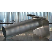 Evacuation pluviale aluminium malléable moignon 15/10 diamètre 75mm extérieur hauteur 400mm