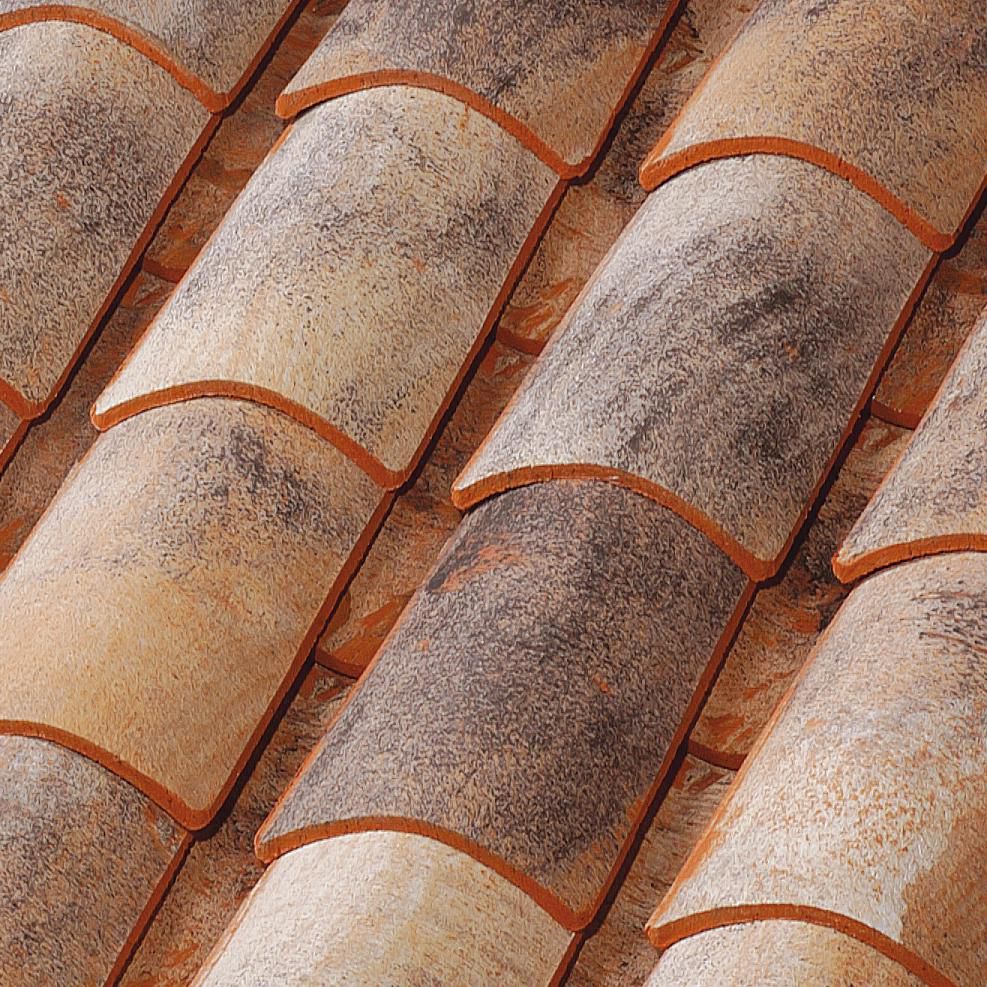 TERREAL Tuile chatière 61 RT terre cuite vieilli Languedoc section ventilation 18 cm² TERREAL Tuile chatière 61 RT terre cuite vieilli Languedoc section ventilation 18 cm²