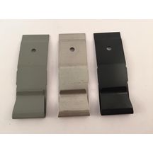 Patte à couvre-joint standard inox AISI 304 (18/10)