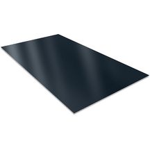 Feuille plane épaisseur 0,63mm rouge tuile RAL 8012 1,22x2m
