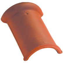 Faîtière demi-ronde à emboîtement (2,5 au ml) rouge teinte C1029 EDILIANS