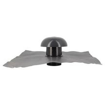 First Plast CDVM140A Chapeau De Ventilation Tête Exalateur Avec Maille, Ardoise, Diamètre Intérieur 140 Mm