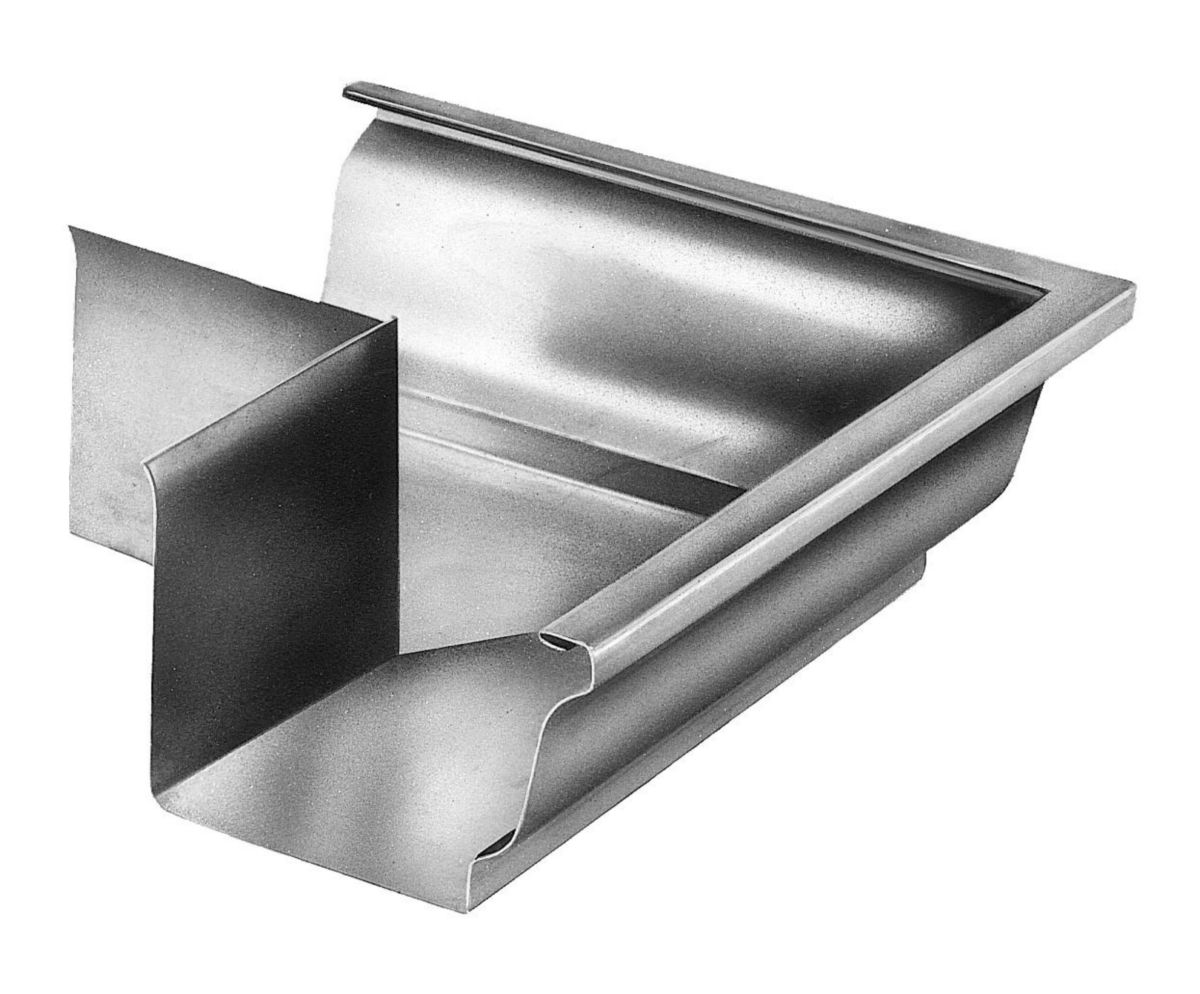 VMZINC Equerre gouttière moulurée zinc naturel extérieur 205791000 VM