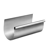 Gouttière à l'Anglaise dev 65 zinc naturel boudin 30 sans pince épaisseur 0,80mm longueur 4m VM 209877000