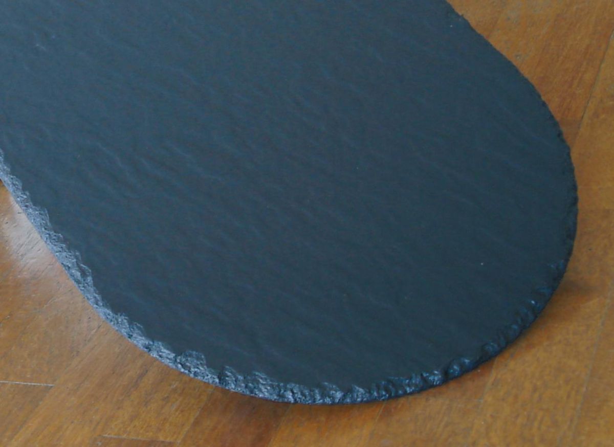 ETERNIT Ardoise fibresciment 40x22cm Kergoat anthracite ronde