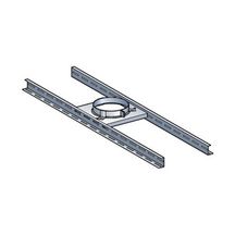 Support sur plancher inox-galva diamètre 180-200-230 mm Réf. 31999090/9999
