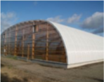 Toiture en plaque de polycarbonate