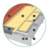 Bac acier doubleau avec isolation